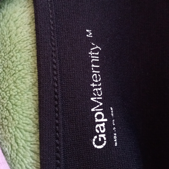 GapMaternity Black True Wrap Dress Size Med - Picture 5 of 6